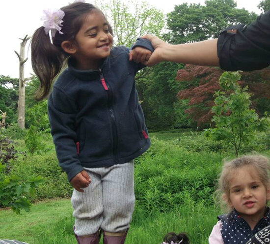 A Forest School day out in May