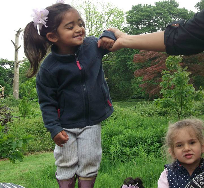 A Forest School day out in May