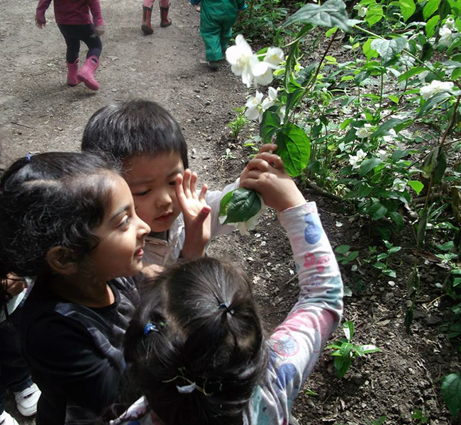 A Forest School day out in May