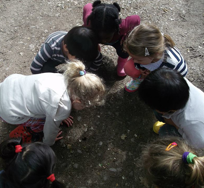 A Forest School day out in May