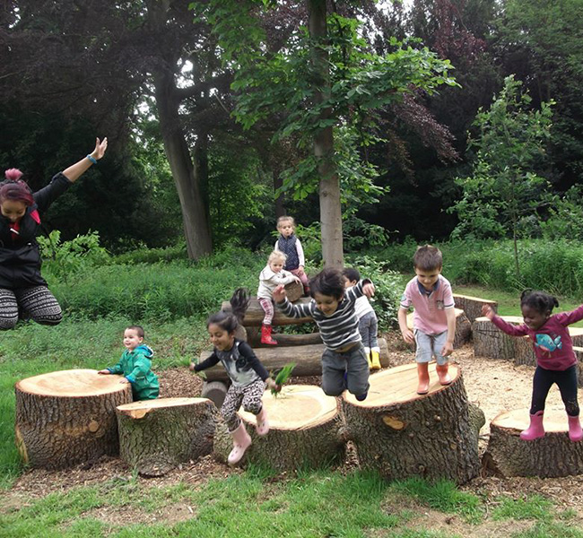A Forest School day out in May