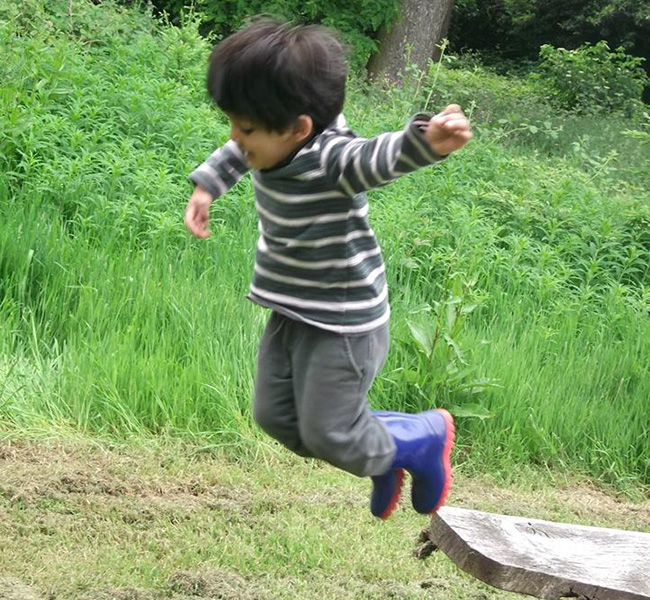 A Forest School day out in May