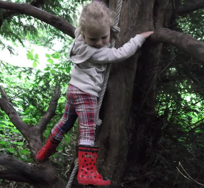 A Forest School day out in May